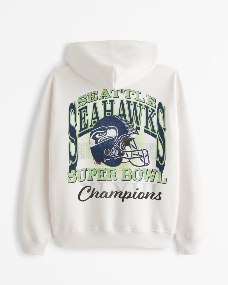 Seattle Seahawks Graphic Popover Hoodie | Abercrombie & Fitch (US)