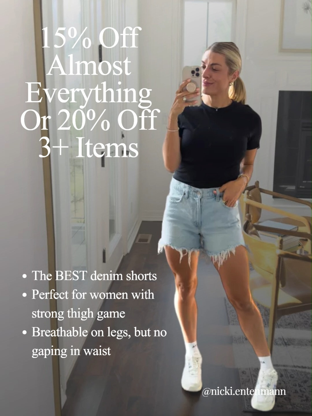 This week's faves: top denim shorts shining bright, with 15% off almost everything or 20% off 3+ picks. Summer sizzle sorted! 🌞🩳😄 #DenimShorts #BestDenimShorts #WomensShorts #SummerDenim #HighWaistedShorts #DenimSale #TrendyShorts #CasualDenim #ShortsFashion #LTKDenim 

 #LTKootd #LTKSaleAlert