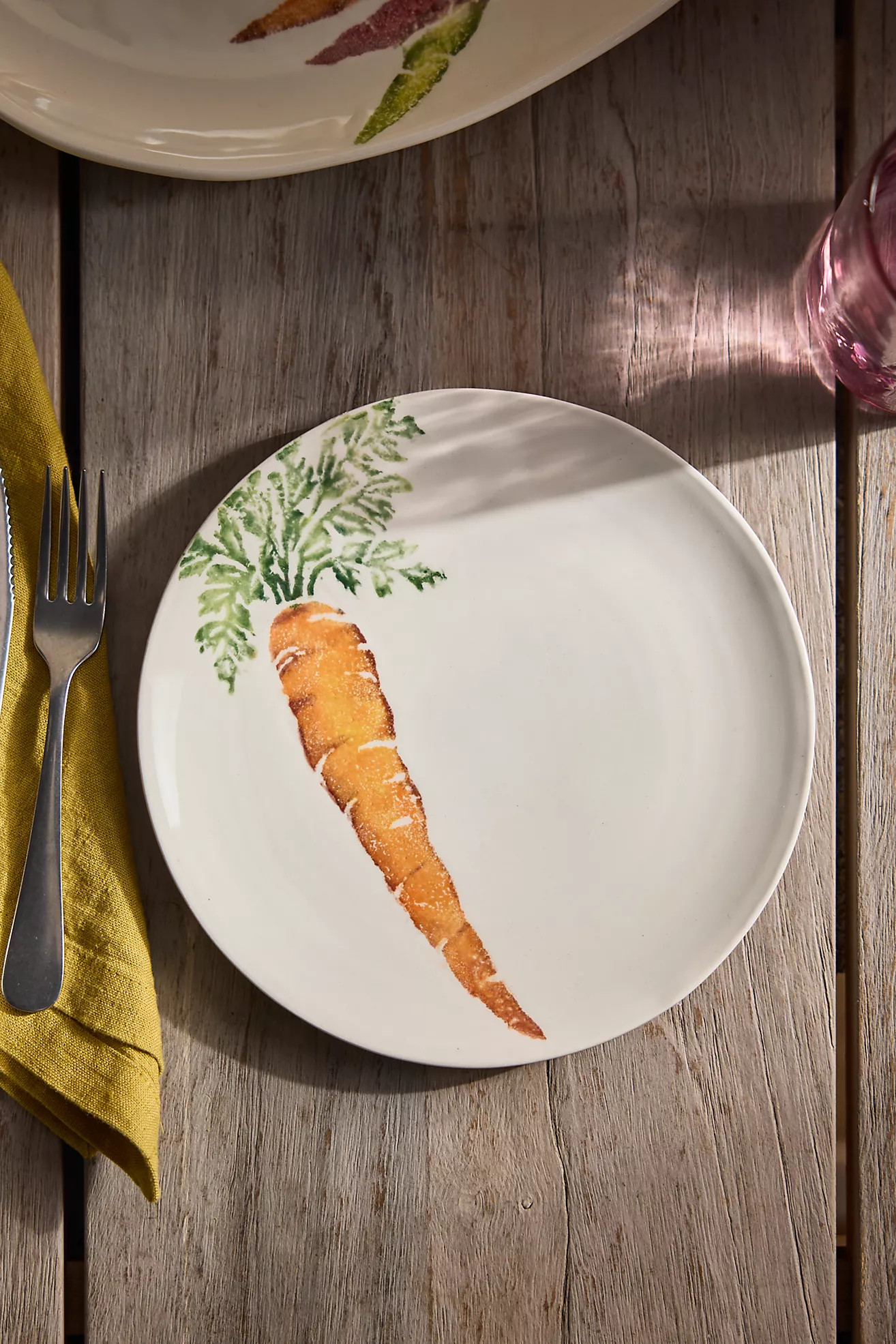 Heirloom Carrot Ceramic Plate | Terrain