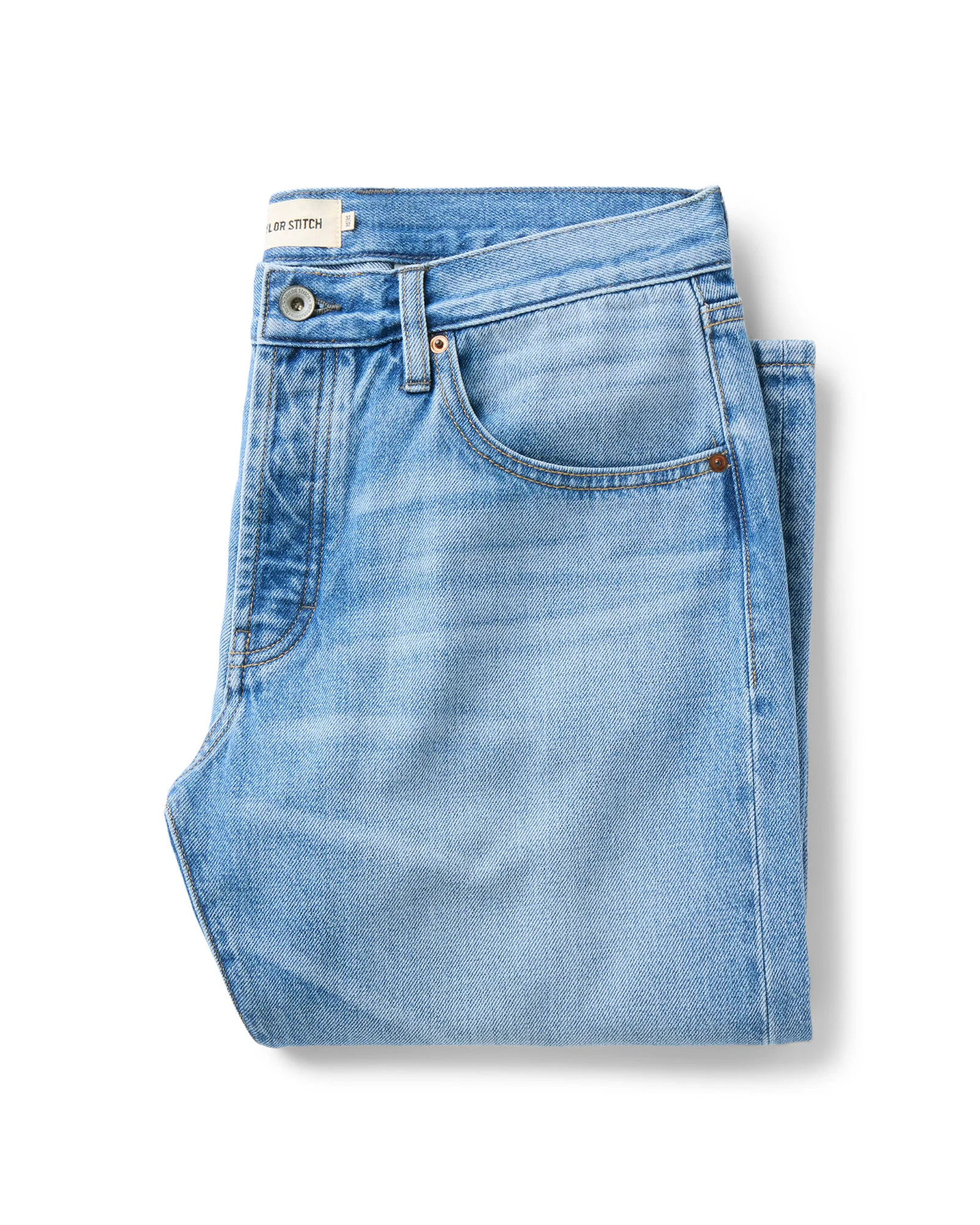 The Democratic Jean in Light Wash Hemp Denim | Taylor Stitch