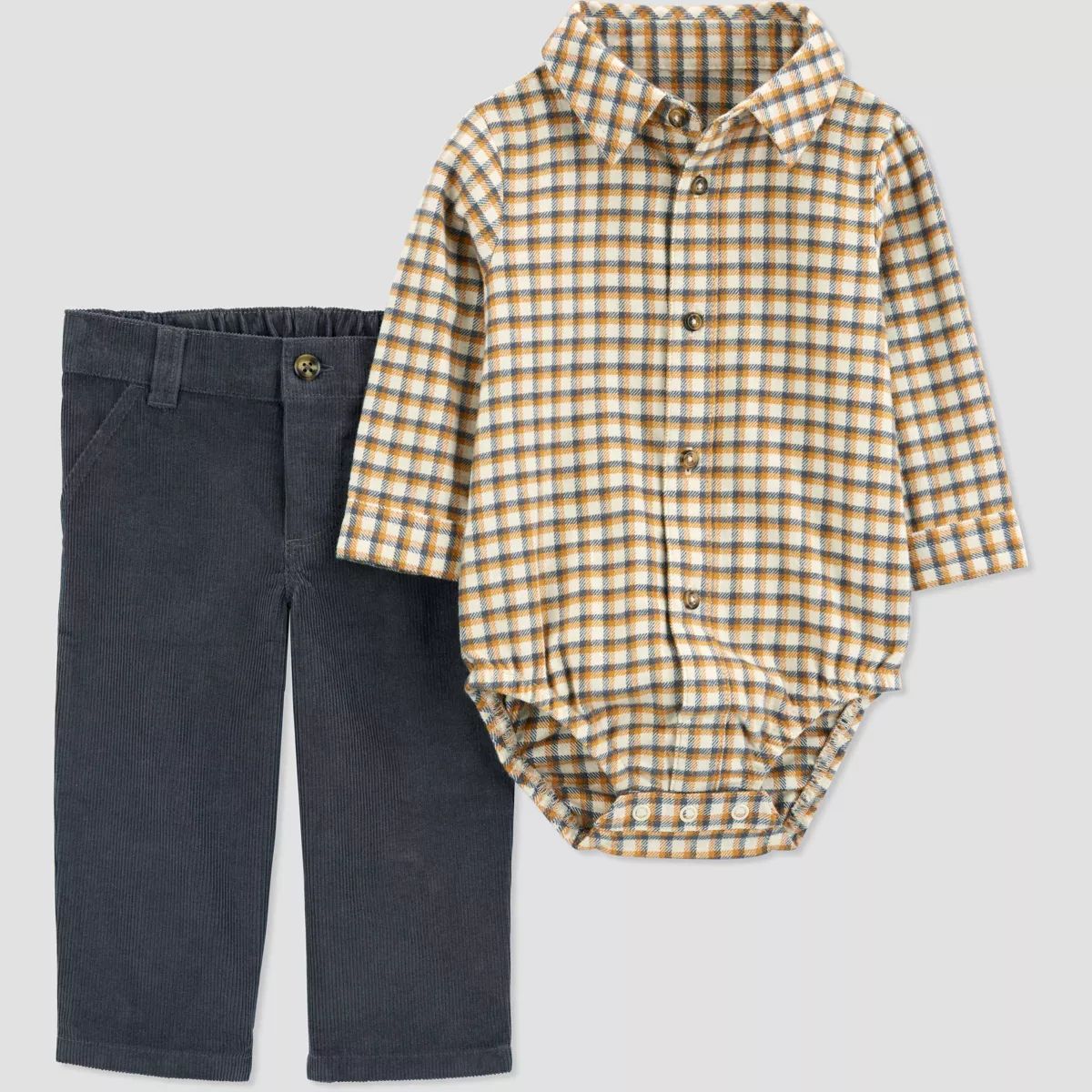 Carter's Just One You® Baby Boys' 2pc Plaid Top & Pants Set | Target