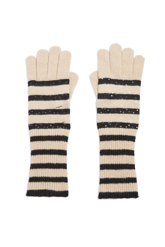 The Heavenly Gloves-Ivory Multi | Jocelyn