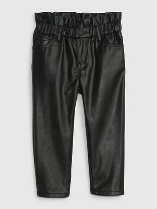 Toddler 100% Recycled Faux-Leather Just Like Mom Jeans | Gap (US)