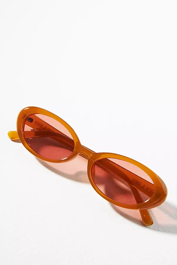 Fifth & Ninth Taya Oval Polarized Sunglasses | Anthropologie (US)