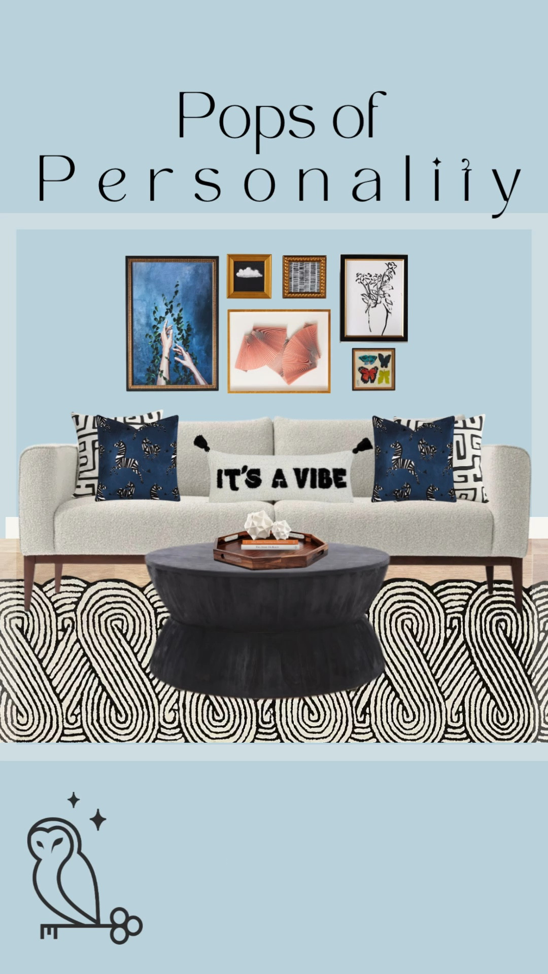 🛑Don’t just buy stuff for your home…

💚Do buy… 
✨items on your travels
✨the things that bring you joy 
✨Decor that tells a meaningful story to you 
✨Art that evokes sweet emotion 
✨Accent pieces that remind you of fond memories 

💚Try looking at each item you add to your home as an opportunity to infuse your story & your personality into your home.

✨Gallery Walls, Rugs, & Accent Pillows are a great place to get started! 

🤍Leave a ❤️in the comments if you agree! 

✌️ now go make your home magical #homelovers 

✨🤍✨check out insta for more & DM me to get started on your virtual interior design project today✨🤍✨

#interiormagic #virtualdesigner #accentpillows #gallerywallinspo #eclecticdecor #eclectichome #midcenturyhome

#LTKhome #LTKfamily #LTKsalealert