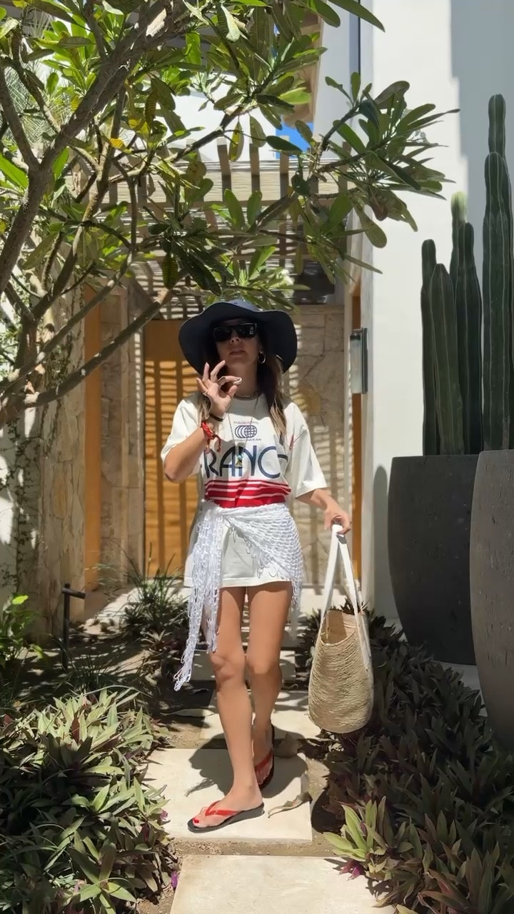 Because the day time look is just as important as the dinner look! Cabo day 2 pool outfit🌊👙

#LTKTravel #LTKmomlife #LTKSwim