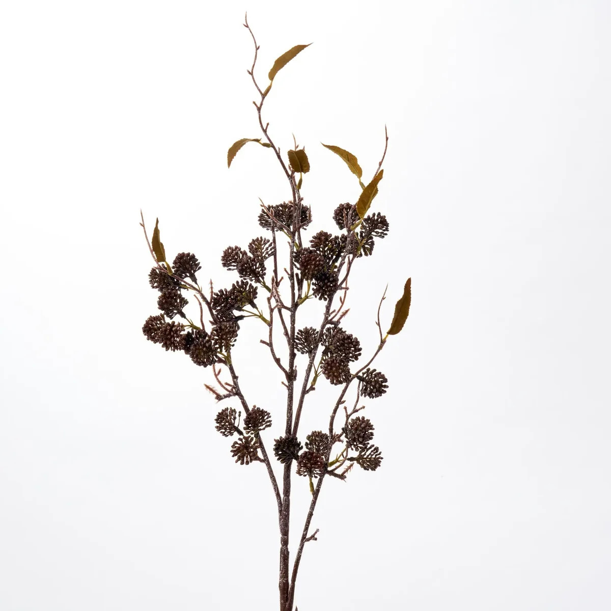 Black Pearl Seed Berry Twig & Branch Spray - 34" | Darby Creek Trading