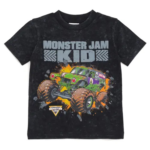 Monster Jam Grave Digger Short Sleeve Tee in Grave Digger Kid Black at Nordstrom, Size 6 | Nordstrom