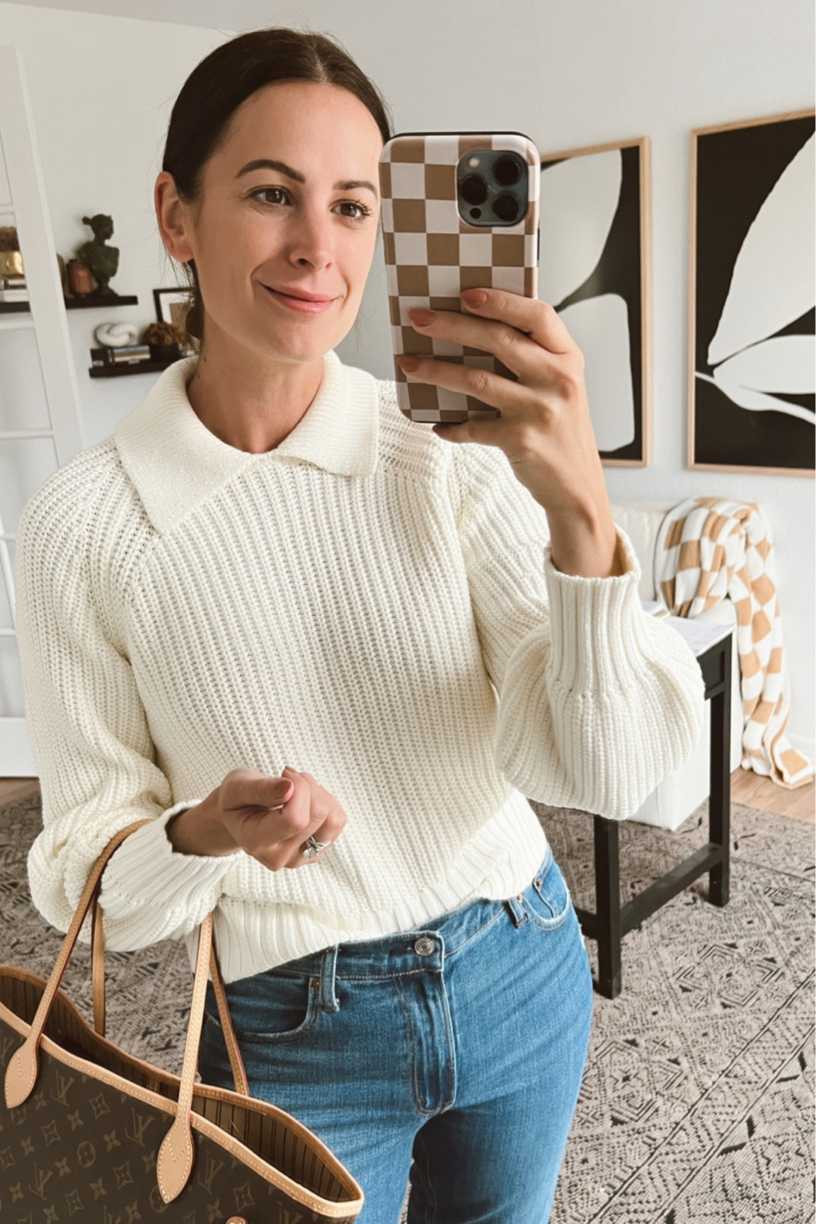 Can you believe this super chic polo sweater is only $26 from Walmart 💕💕

#LTKunder50 #LTKSeasonal #LTKstyletip