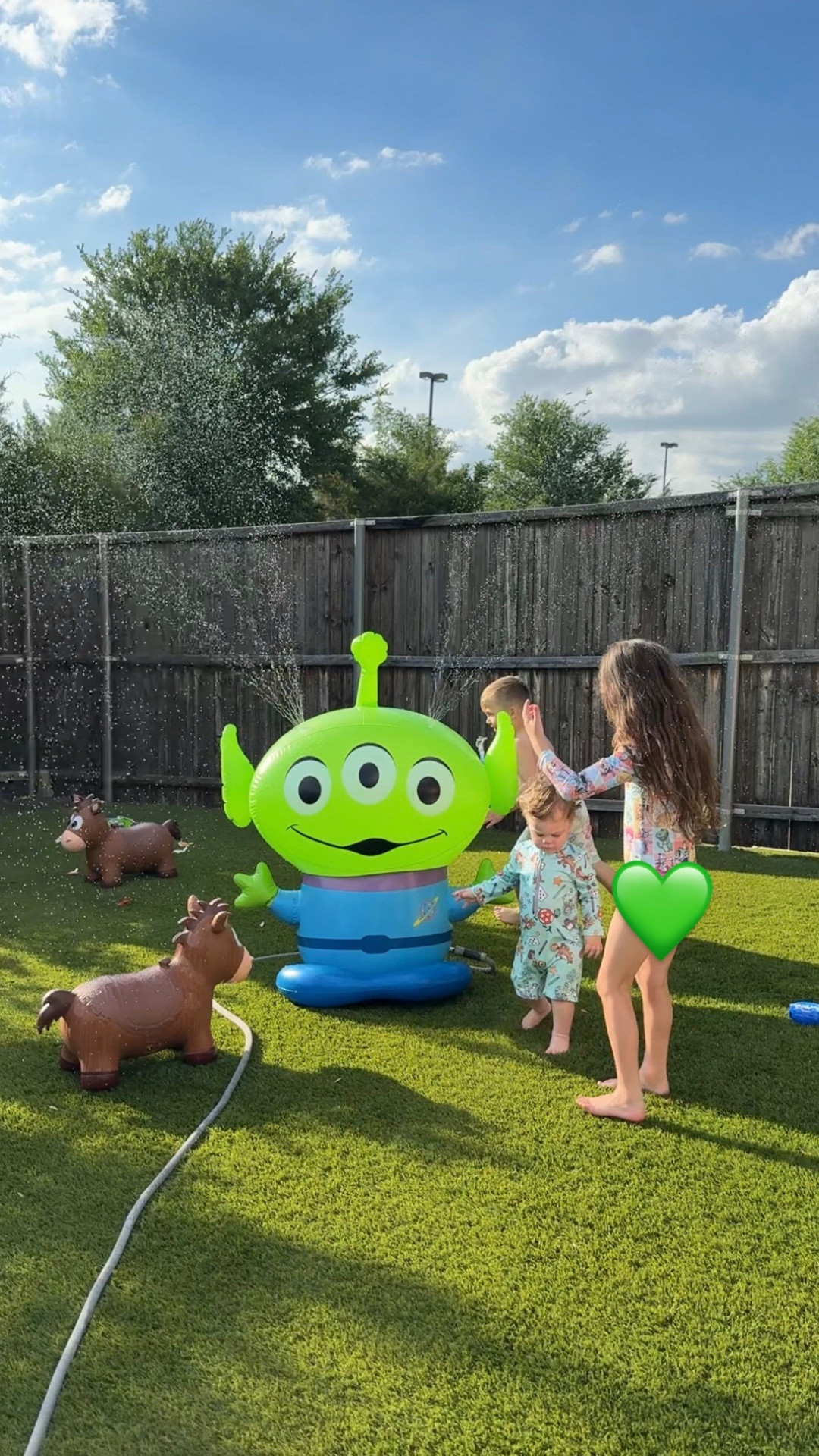 🚀 Toy Story Backyard Day ☀️

If your kids are in their Toy Story era, this backyard setup was a HUGE hit! From the Alien sprinkler and Buzz rocket launcher to bubbles, backyard games, and the cutest Toy Story swimwear, everything turned an ordinary afternoon into hours of outdoor fun.

I’ve linked every Toy Story find here for easy shopping before summer officially kicks off! 💚🤠✨

#ToyStory #SummerFun #DisneyKids #BackyardIdeas #WalmartFinds