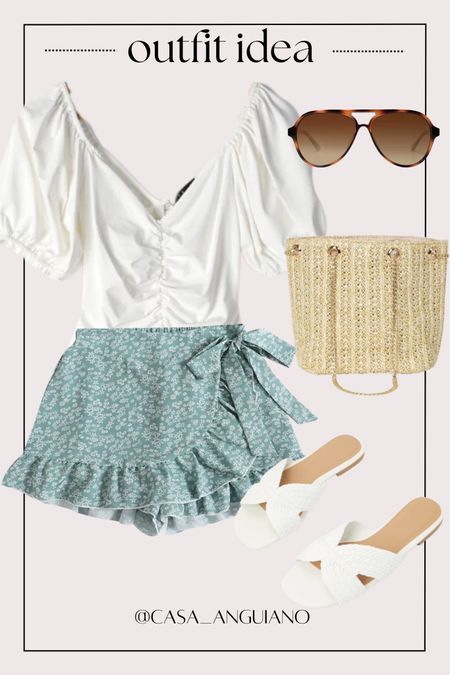 Fun and Flirty Outfit Idea

Women’s Fashion | Summer Outfit | Bodysuit | Puff Sleeve Bodysuit | Straw Bag | Slide Sandals | Skorts | Floral Skirt | Vacation Outfit | Vacay Outfit | Sunglasses | Sojos | Aviator Sunglasses 

#LTKSeasonal #LTKcurves #LTKstyletip