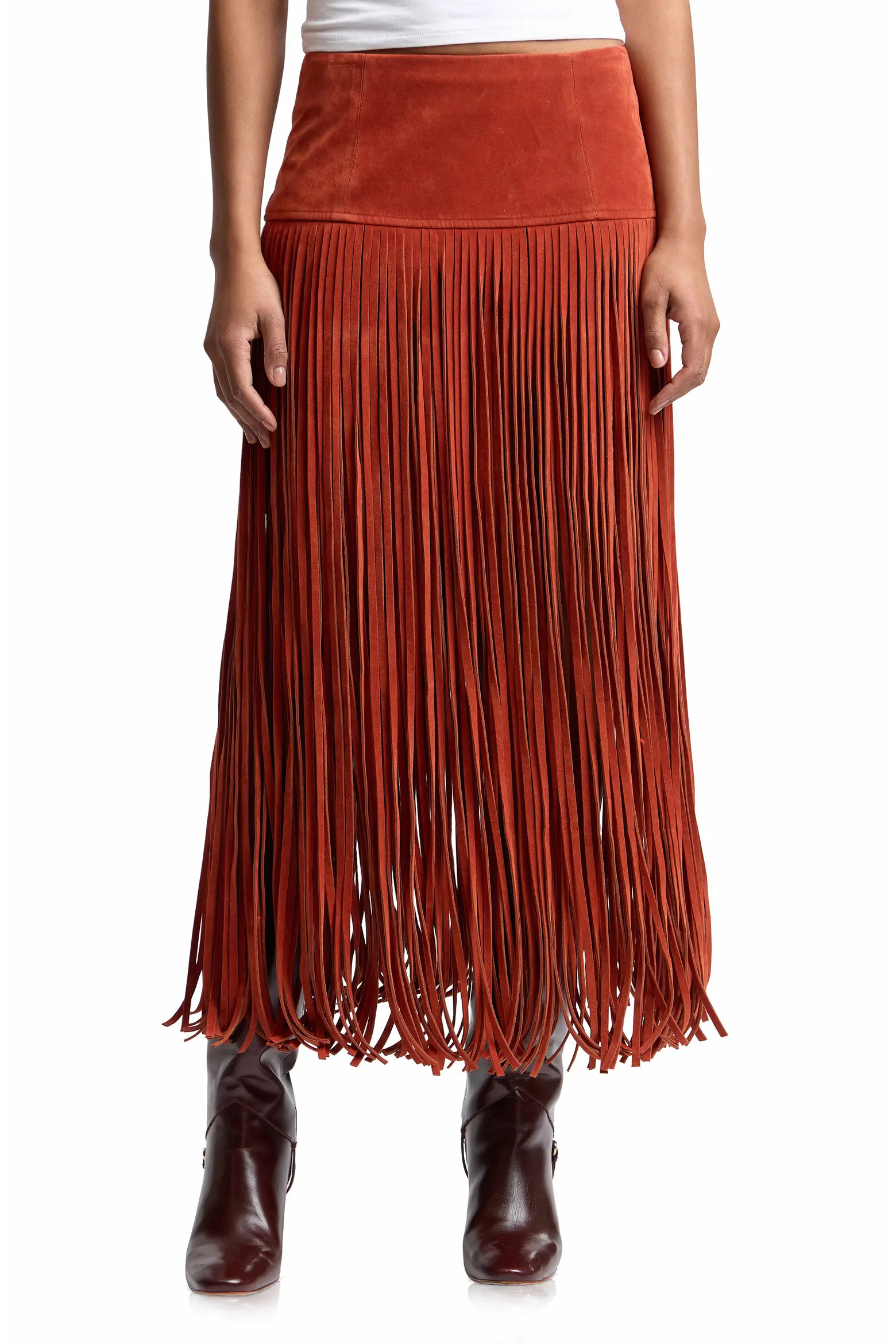 Avec Les Filles Fringe Maxi Skirt (Women) | Nordstrom | Nordstrom