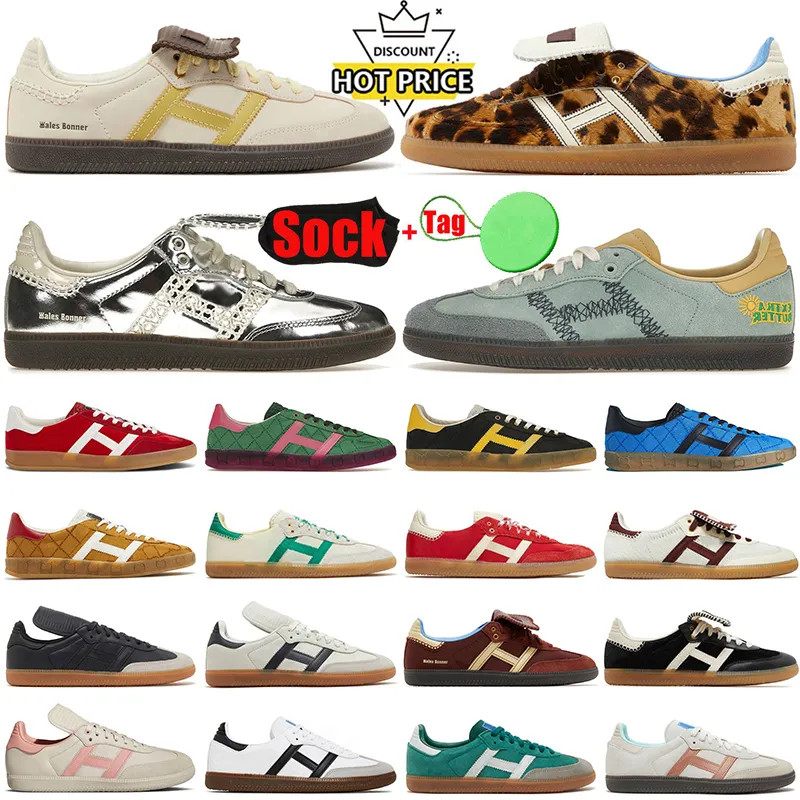 2023 Original Og Indoor Vegan Wales Bonner Shoes Designer Mens Womens Classic Pink Velvet Black W... | DHGate