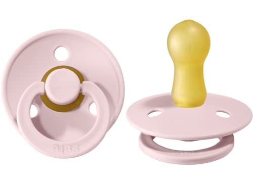 BIBS Pacifiers Colour Collection | Natural Rubber Baby Pacifier | Set of 2 BPA-Free Soothers | Ma... | Amazon (US)