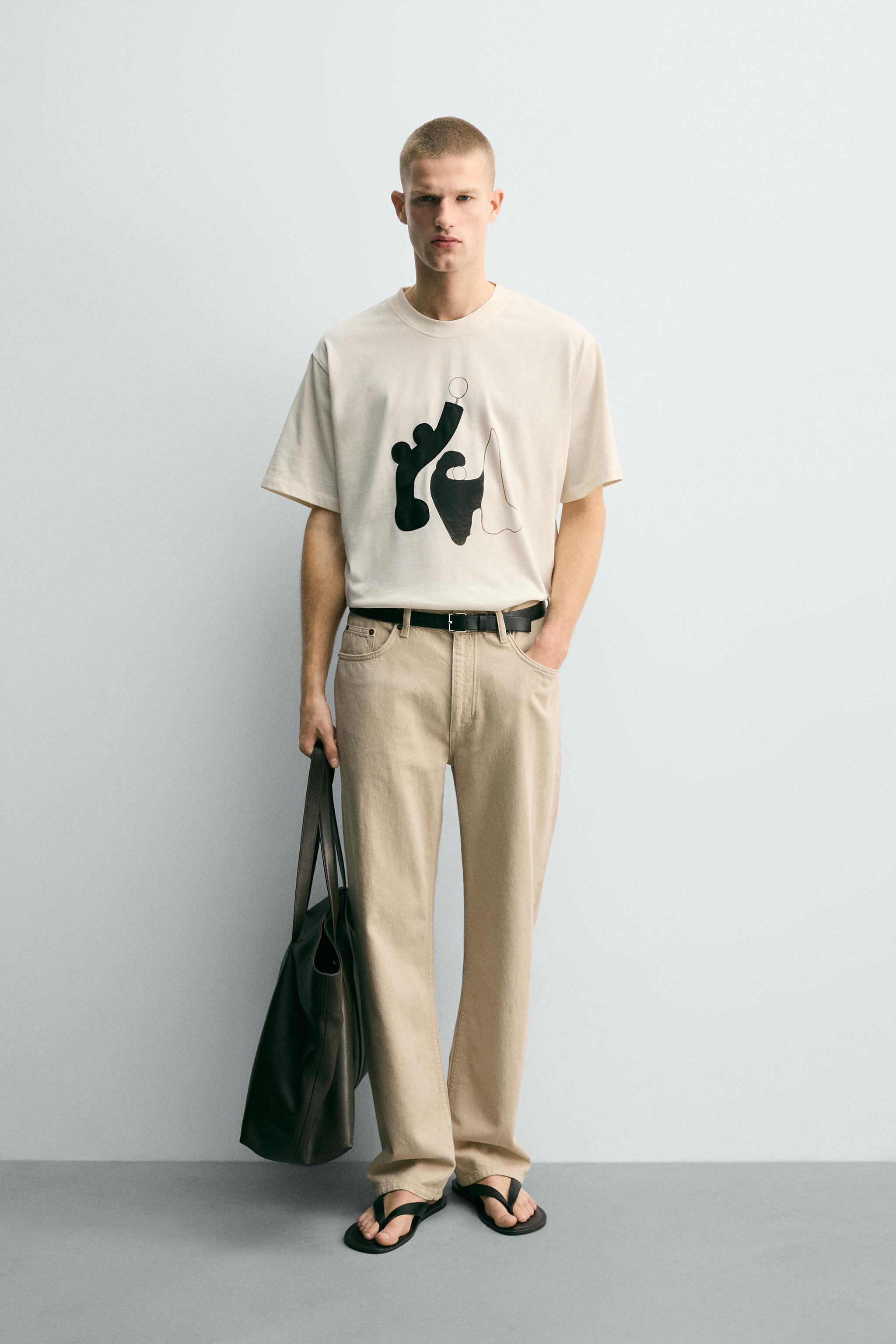 CONTRAST GRAPHIC T-SHIRT | Zara US
