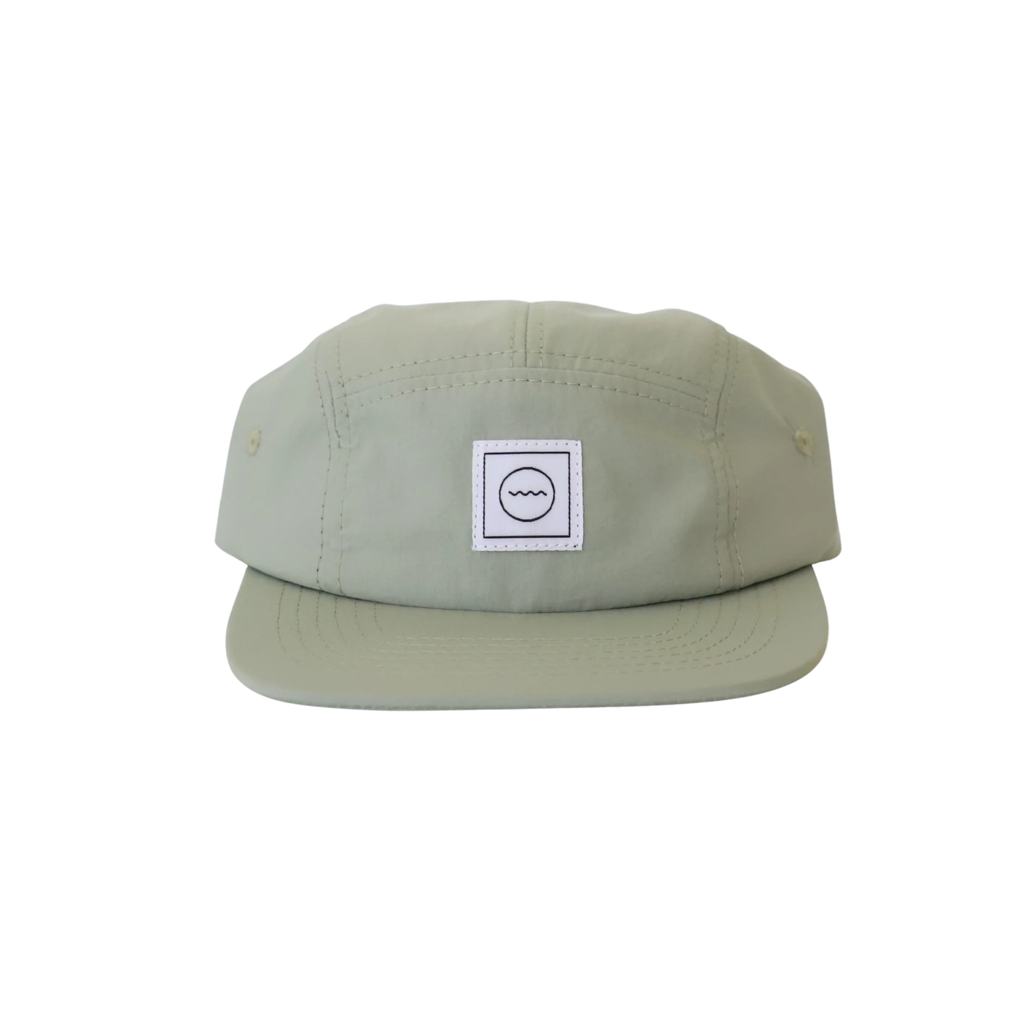 Nylon Five-Panel Hat in Sea Foam | Rad River Co.
