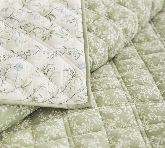 Julia Berolzheimer Clementine Reversible Cotton Quilt | Pottery Barn (US)