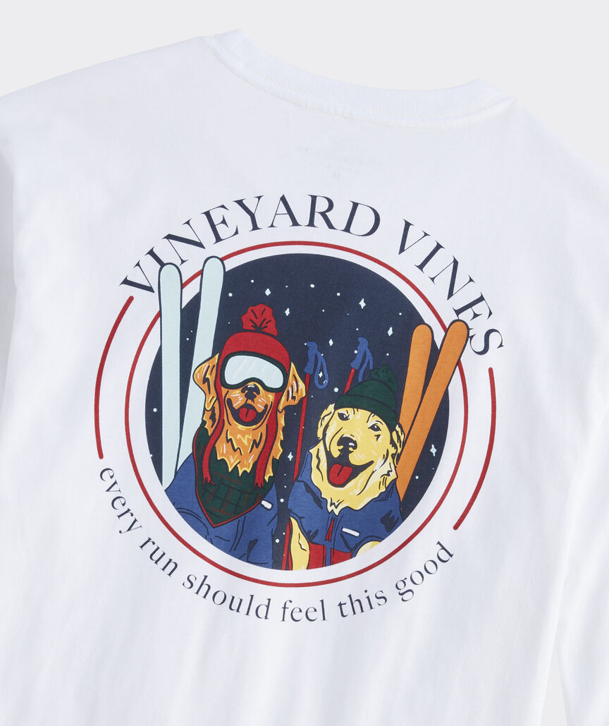 Ski Dogs Long-Sleeve Pocket Tee | vineyard vines