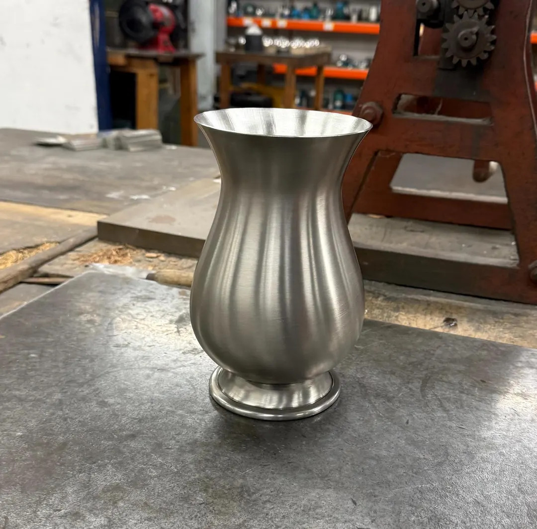 Curvy vase,  pewter spun vase , flower vase, bud vase - Wentworth Pewter | Etsy (US)