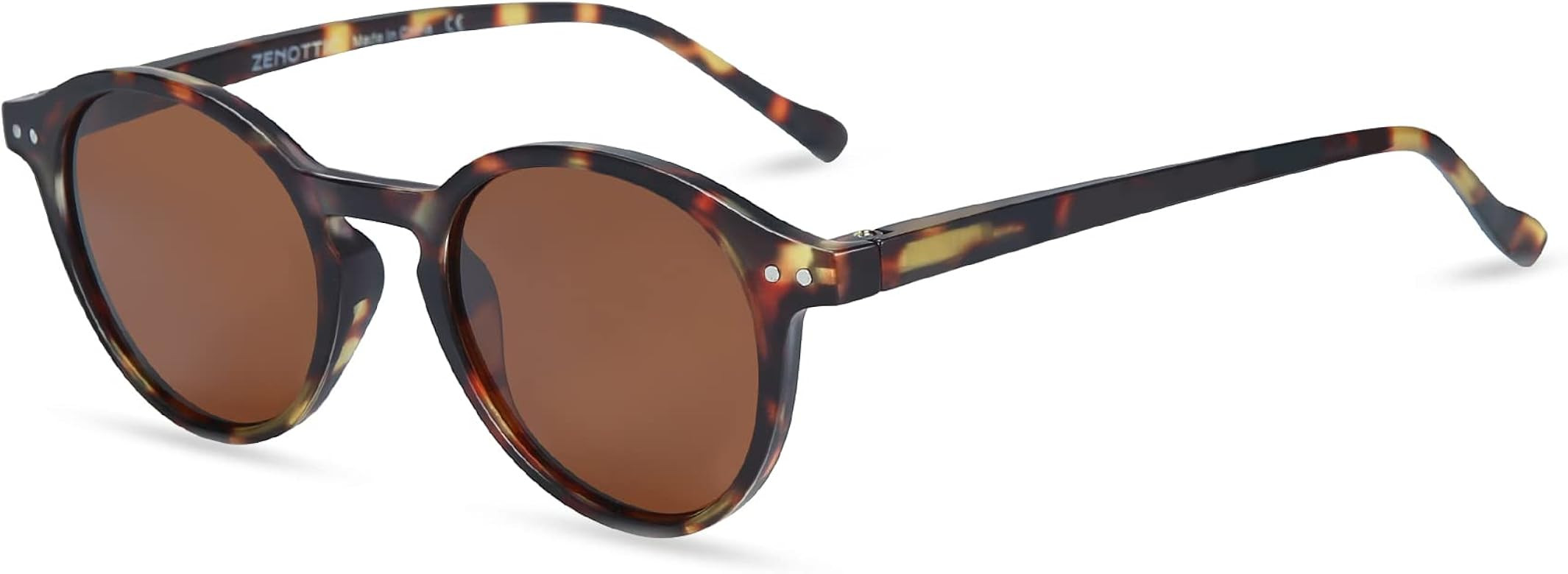ZENOTTIC Polarized Round Sunglasses, Stylish Sunglasses for Men and Women Retro Classic, Multi-St... | Amazon (US)