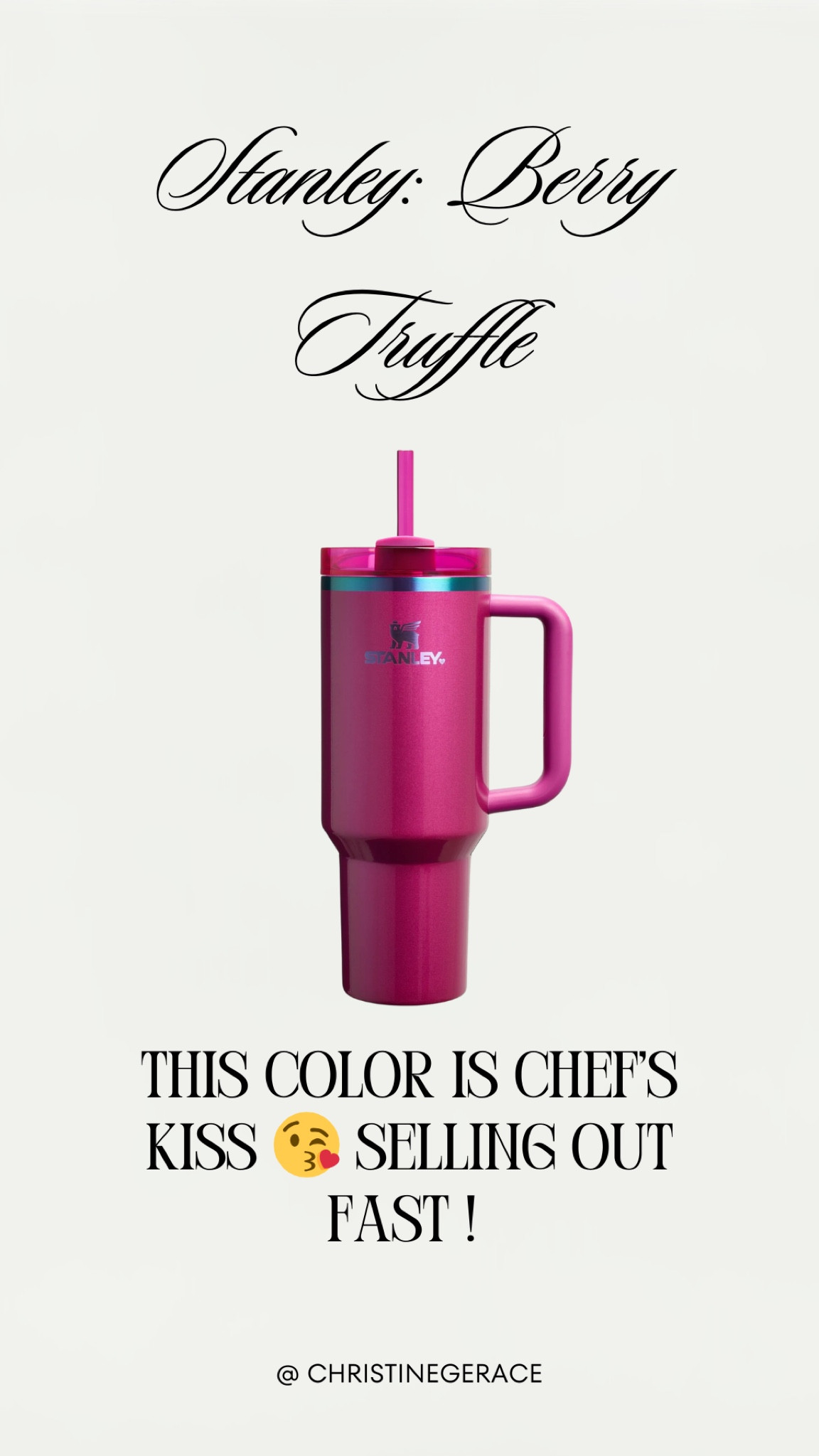 Stanley cup valentines days edition 

Berry Truffle ! Selling out fast, linked below for you 🩷

#LTKSeasonal #LTKGiftGuide #LTKFindsUnder100