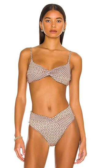Ringo Bikini Top in Kaleidoscope Twin Print | Revolve Clothing (Global)