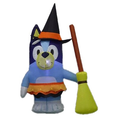 Bluey 3.5-ft LED Bluey Witch Inflatable | Lowe's