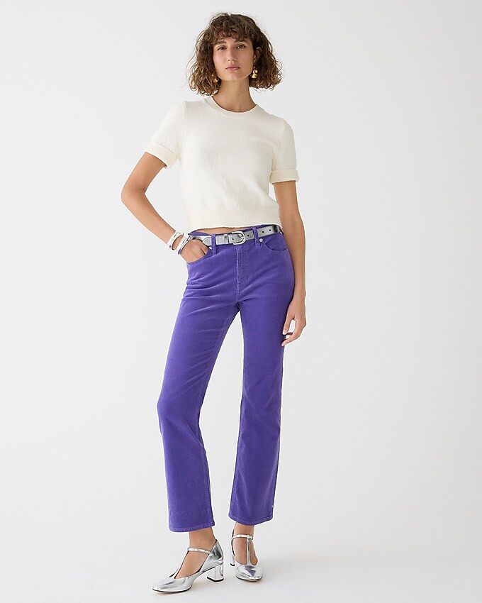 High-rise slim demi-boot pant in corduroy | J. Crew US