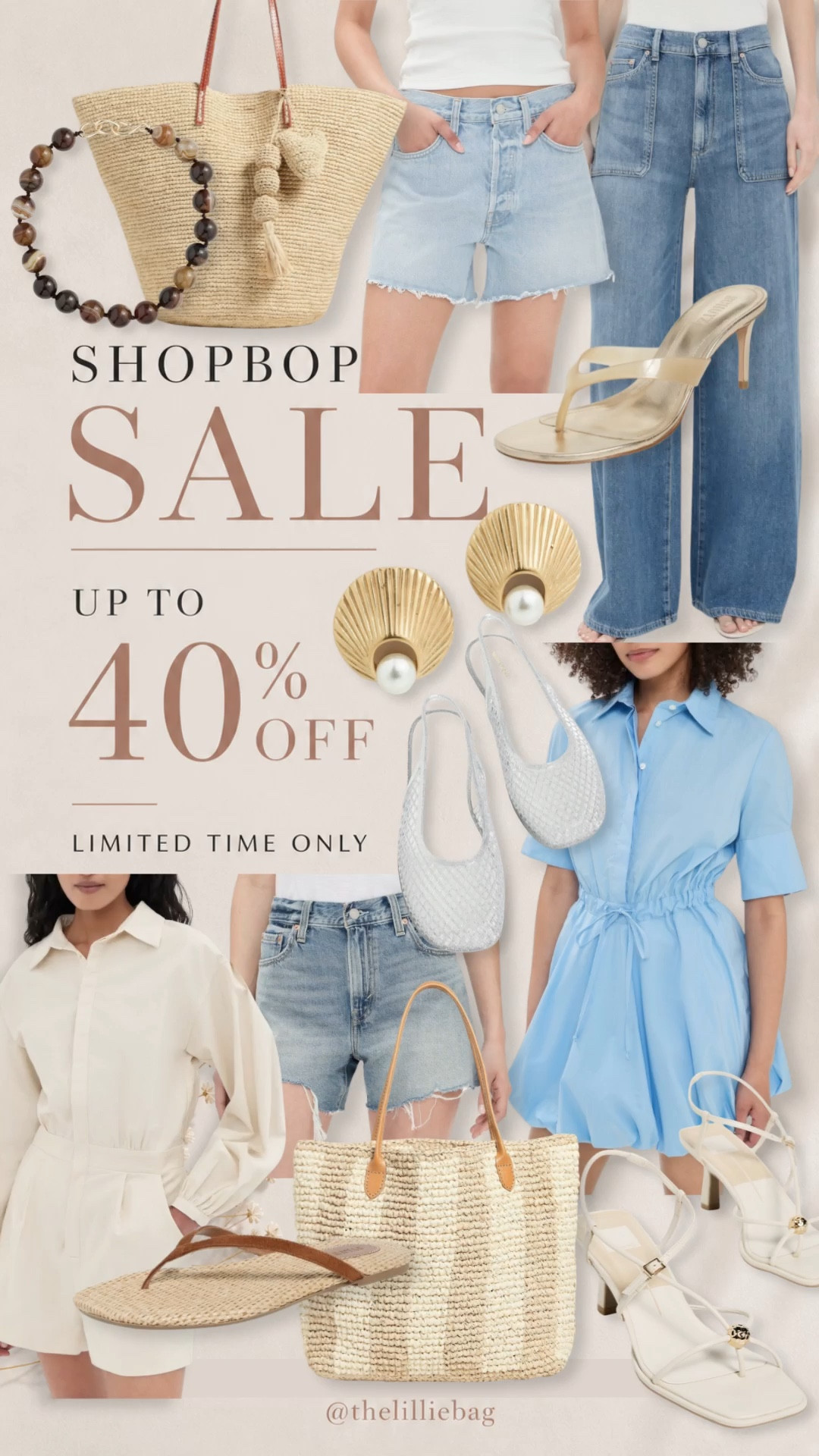 Shopbop sale 🤍✨

Up to 40% off (limited time!!) 🙌🏼 happening this Wednesday — such a good time to grab those pieces you’ve been eyeing

So many good finds for spring + summer — from everyday staples to vacation-ready looks ✨ everything is linked on my LTK!

necklace, tennis shoes, work bag, tote bag, linen, spring outfit, summer outfit, vacation outfit, one piece swimsuit

#LTKSaleAlert #LTKSeasonal