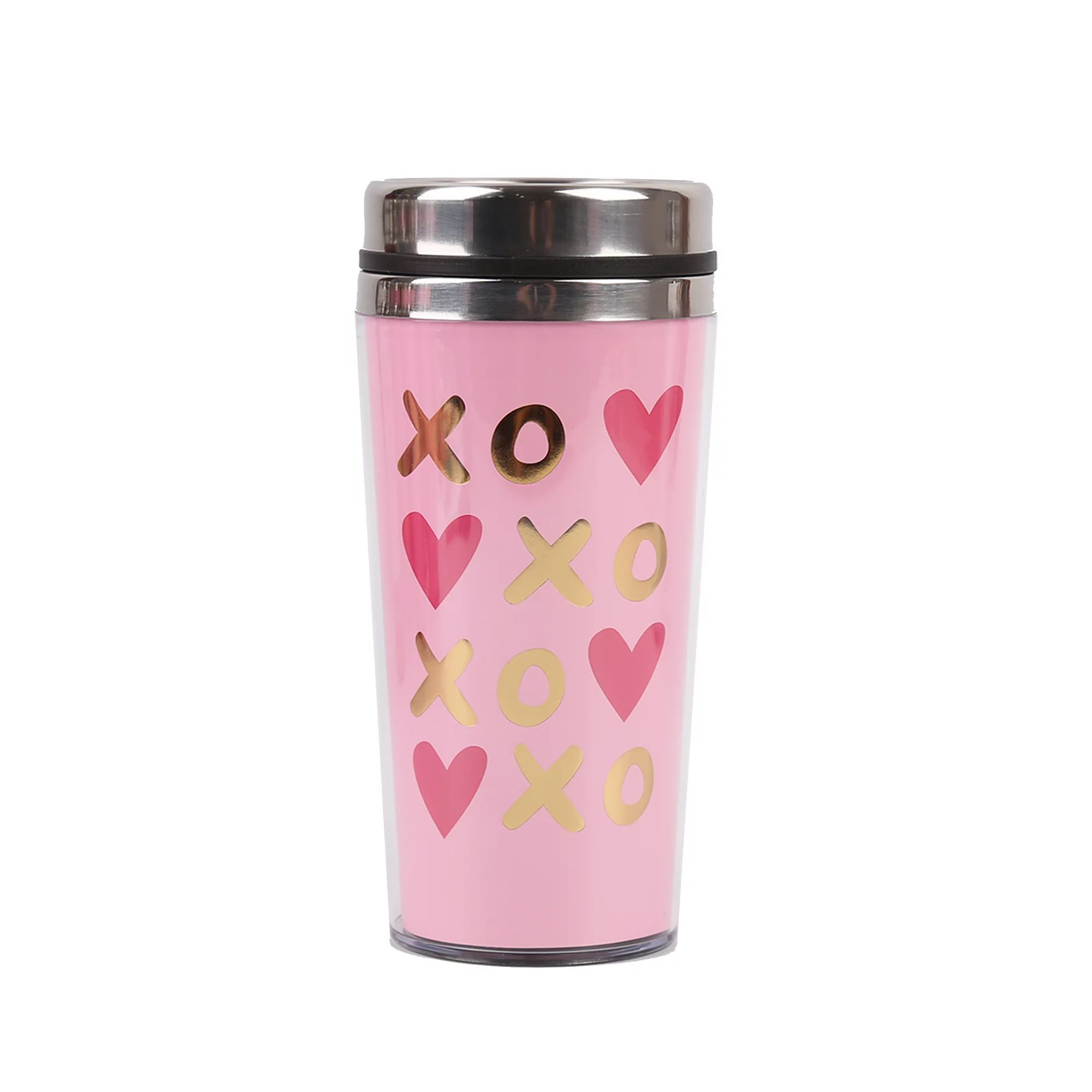 Way to Celebrate Valentine's Day XOXO Coffee Tumbler - Walmart.com | Walmart (US)