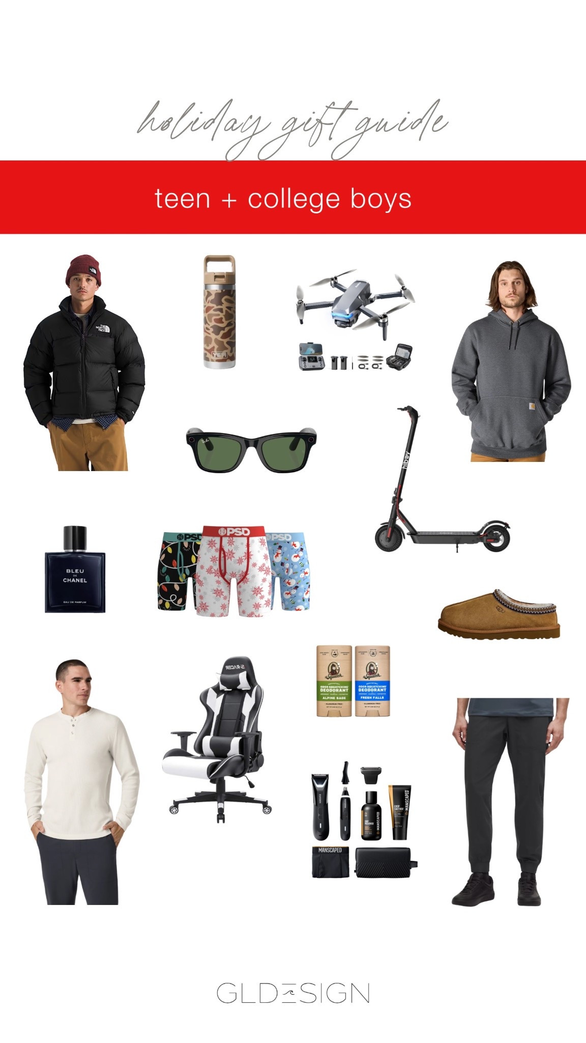 GLDESIGN Holiday Gift Guide For Teen + College Boys #GLDESIGN #LTKteenboys #LTKcollegeboys #LTKboys 

#LTKMens #LTKGiftGuide #LTKCyberWeek