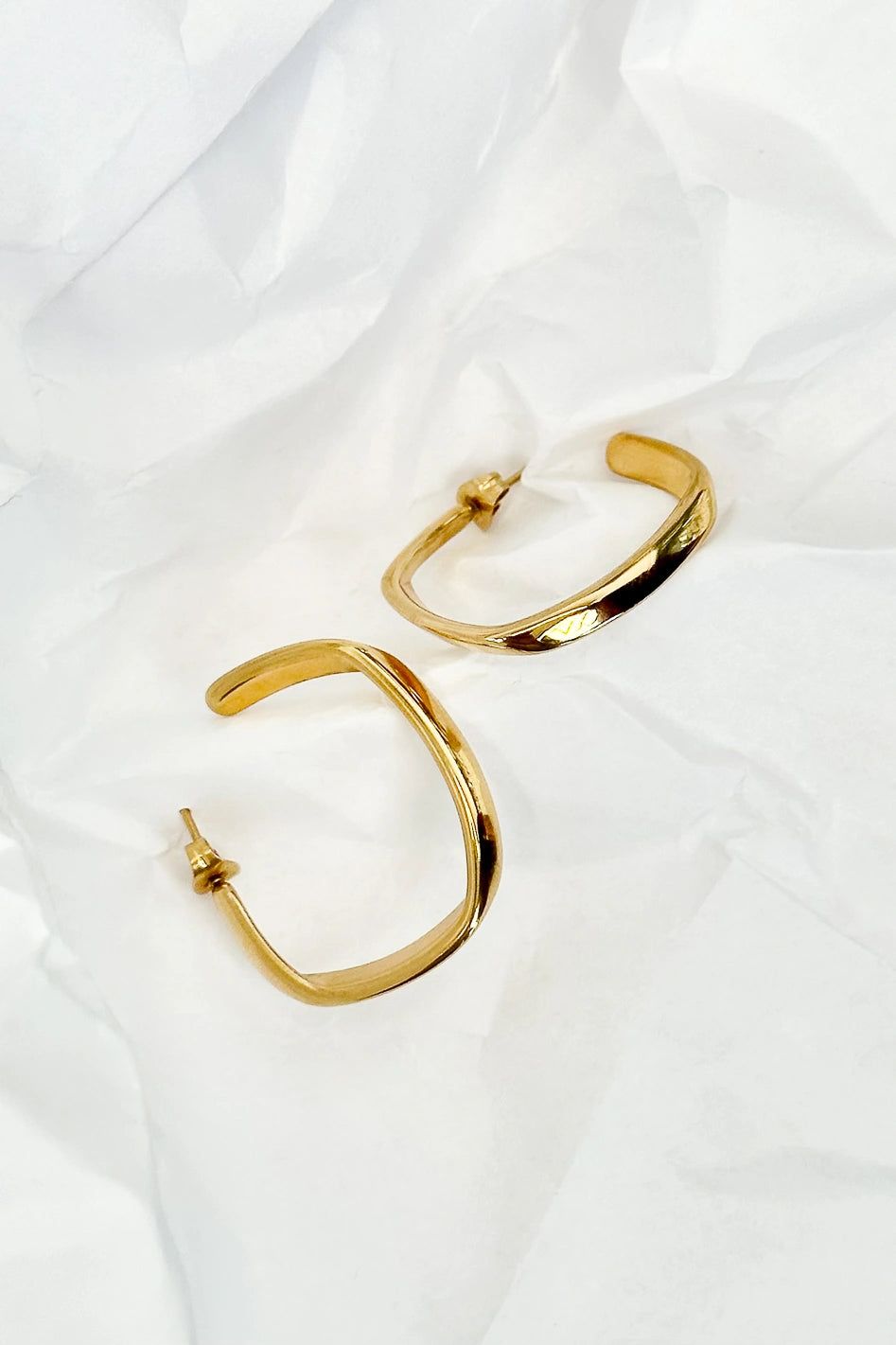 Oakleigh Open Hoop Earrings | Bohme