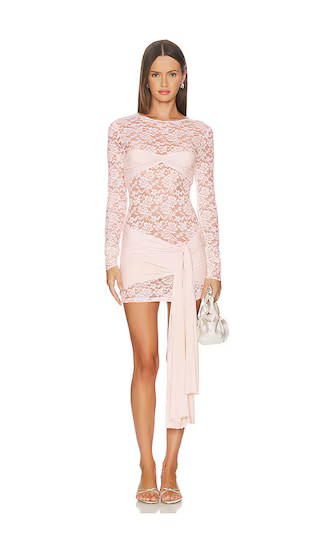 Midnight Mini Dress in Peach Blush | Revolve Clothing (Global)
