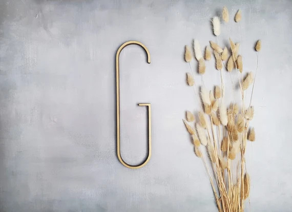 Large Wooden Letters for Wall Mid Century Modern Decor | Etsy | Etsy (US)