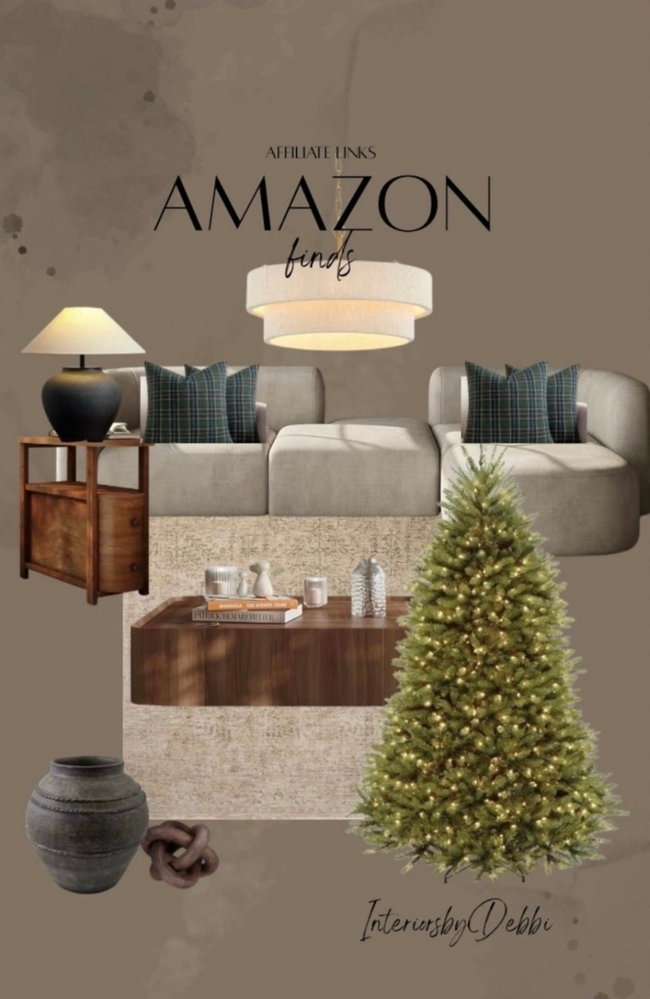 Amazon Finds
Area rug, sofa, coffee table, Christmas tree, tartan plaid pillows, chandelier, transitional home, modern decor, amazon find, amazon home, target home decor, mcgee and co, studio mcgee, amazon must have, pottery barn, Walmart finds, affordable decor, home styling, budget friendly, accessories, neutral decor, home finds, new arrival, coming soon, sale alert, high end look for less, Amazon favorites, Target finds, cozy, modern, earthy, transitional, luxe, romantic, home decor, budget friendly decor, Amazon decor #amazonhome



#LTKHoliday #LTKHome #LTKGiftGuide