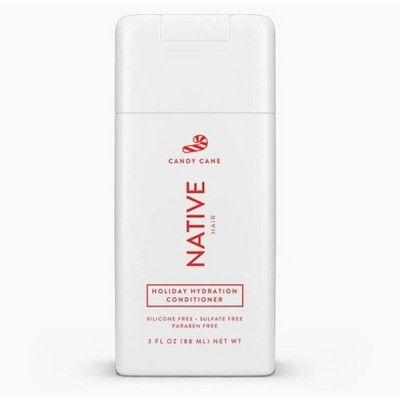 Native Travel Size Vegan Candy Cane Natural Holiday Hydration Conditioner, Clean, Sulfate, Parabe... | Target