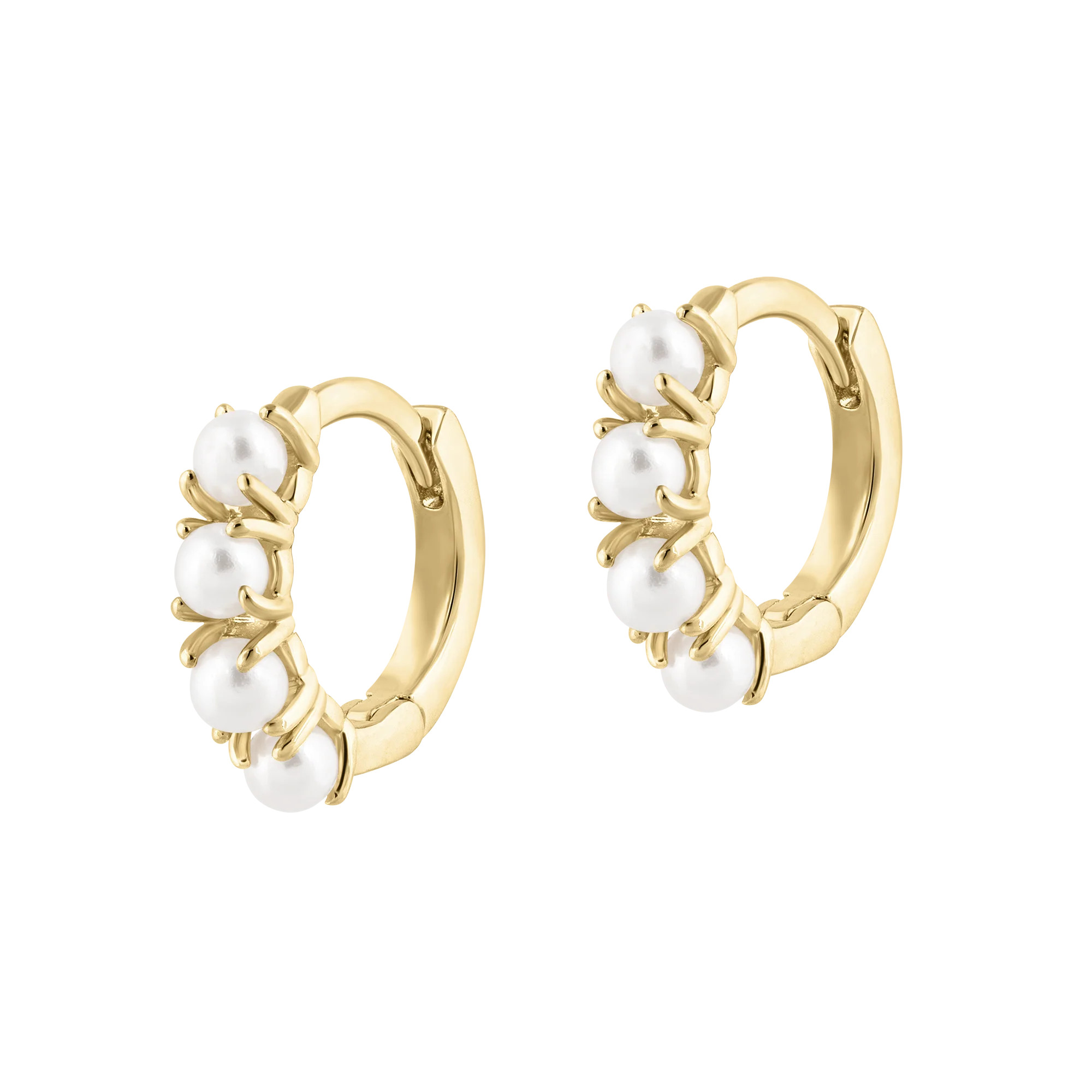 Mermaid Pearl Hoops | Electric Picks Jewelry