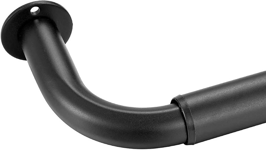 Room Darkening Curtain Rod, Wrap Around Design, Extra-Thick 1-Inch Diameter Single Drapery Rod, E... | Amazon (US)