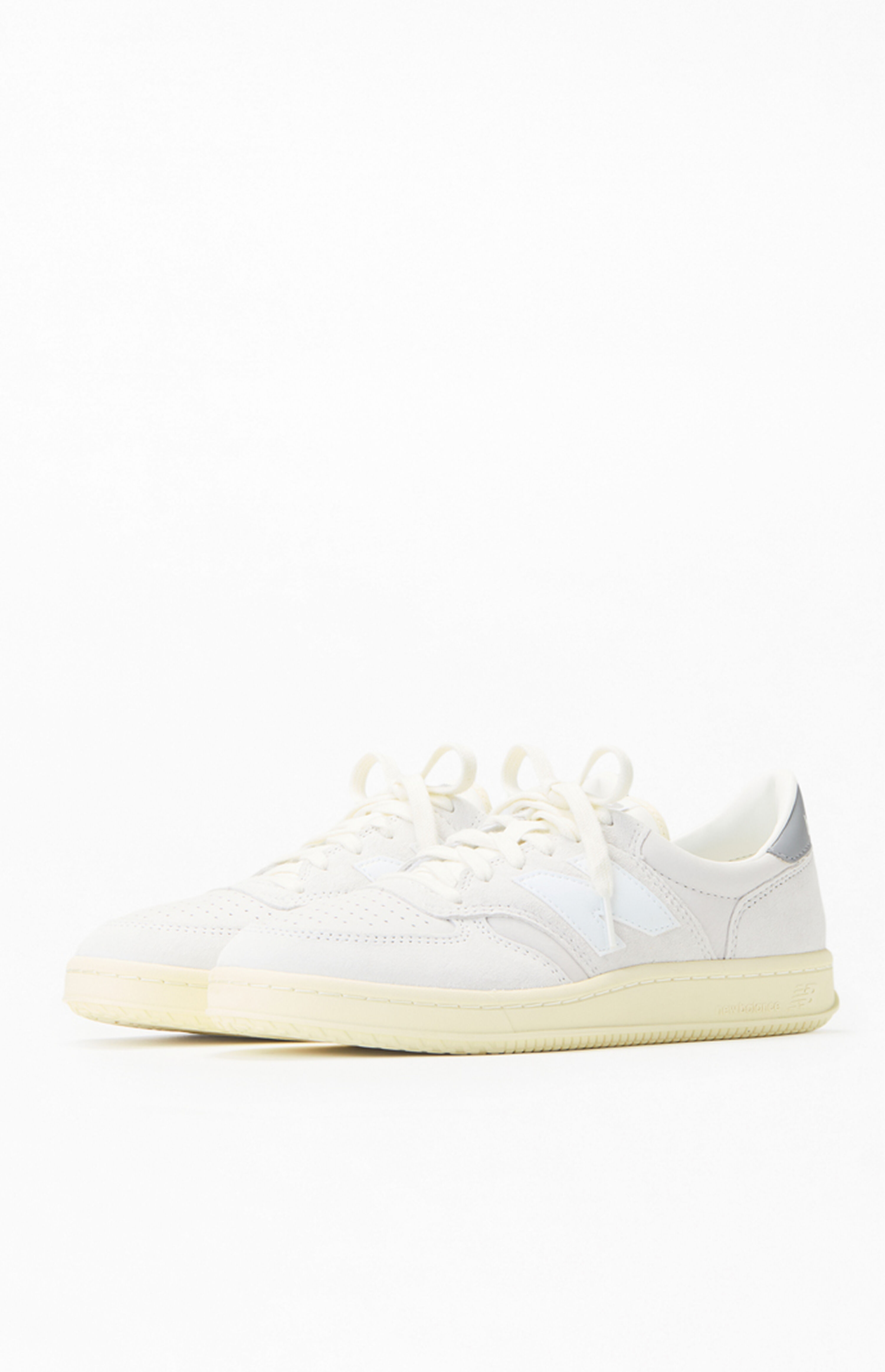 New Balance White T500 Sneakers | PacSun