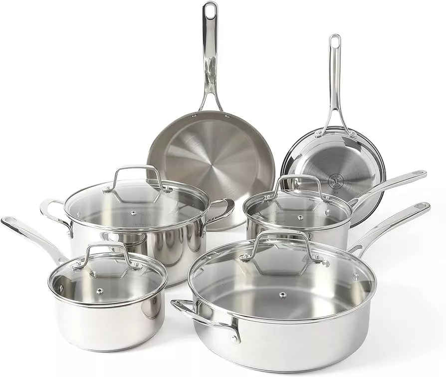 Martha Stewart Lockton 10 Piece Premium PFA Free Non-toxic Ceramic