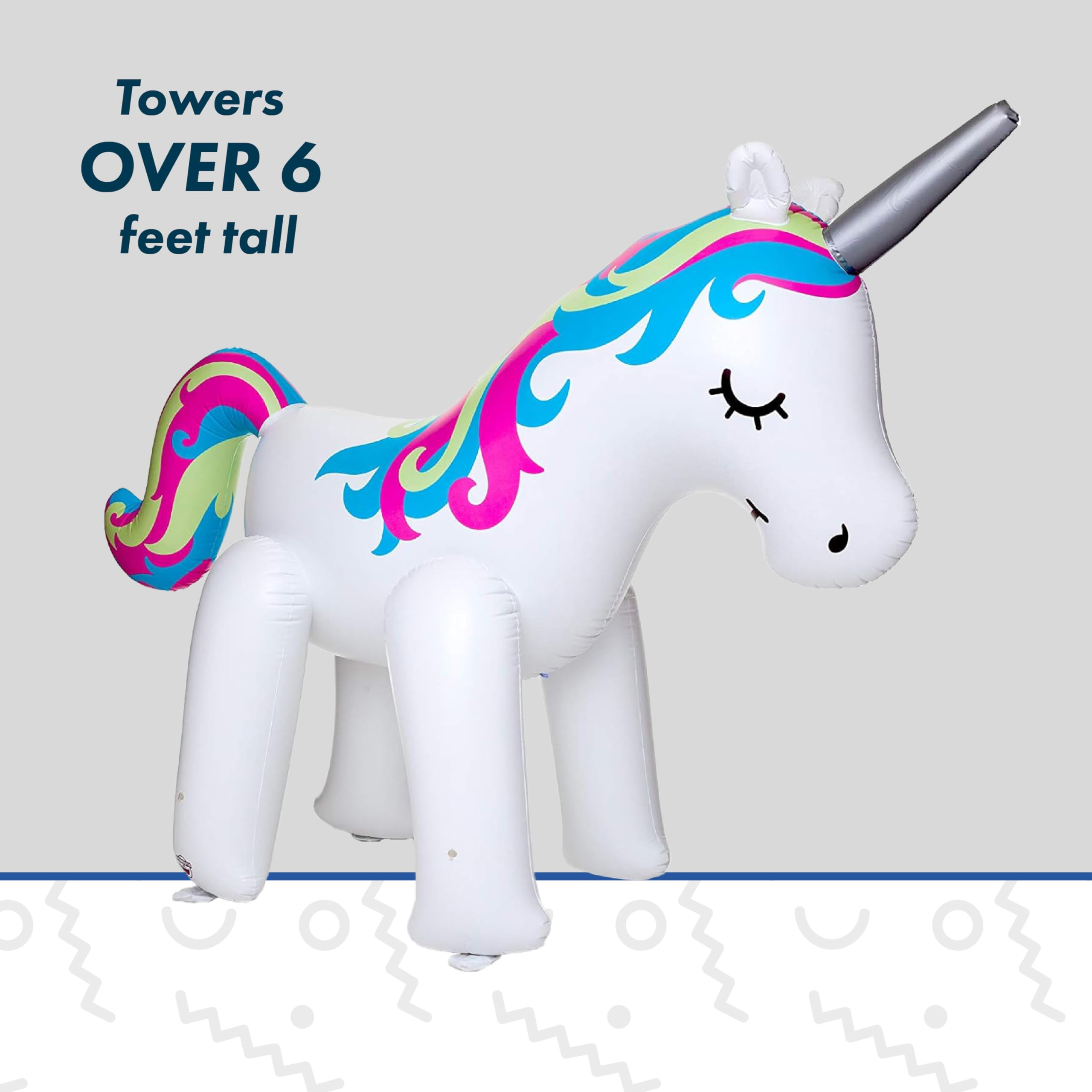 BigMouth Inc. Ginormous Inflatable Unicorn Sprinkler, Outdoor Summer Water Game & Splash Toy for ... | Amazon (US)