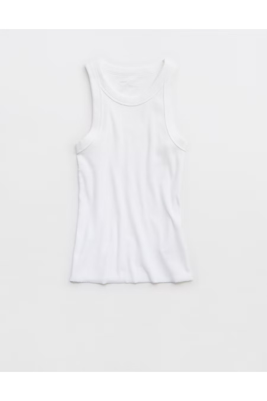 Aerie High Neck Tuckable Tank Top Women's White L | Aerie