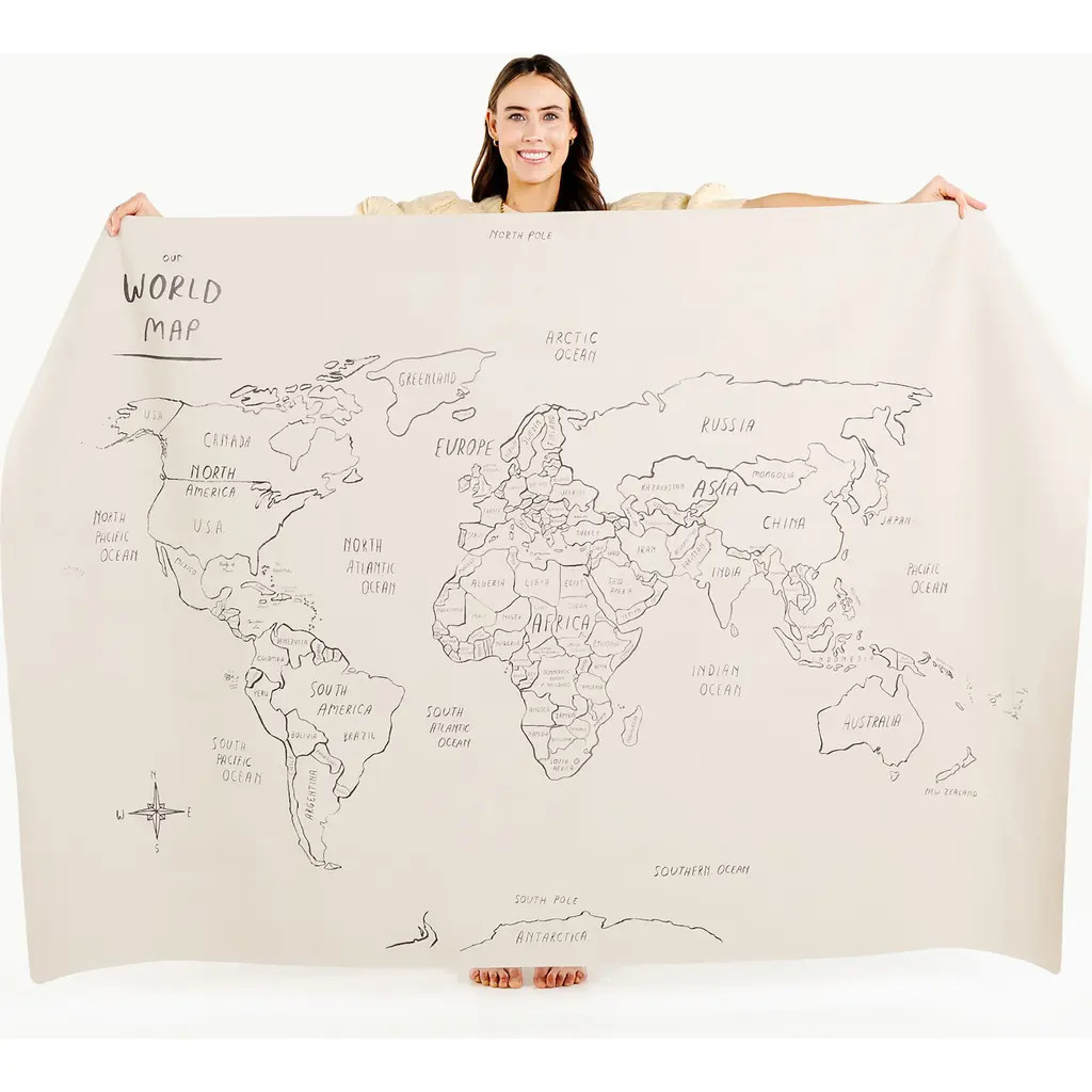 GATHRE Large World Map Tapestry at Nordstrom | Nordstrom