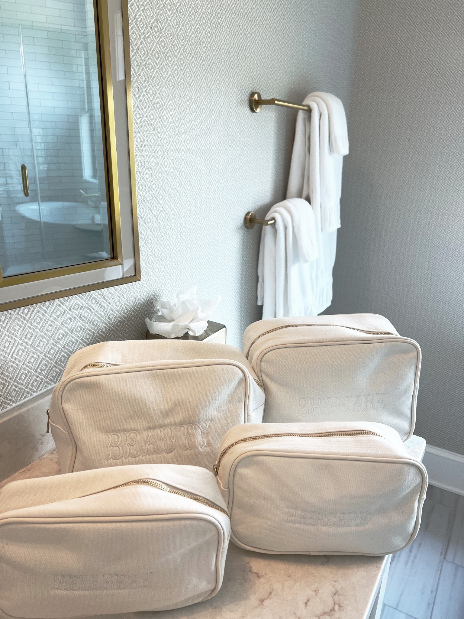 Bridal Getting Ready — love these cosmetics bag for wedding era & beyond 

#LTKWedding