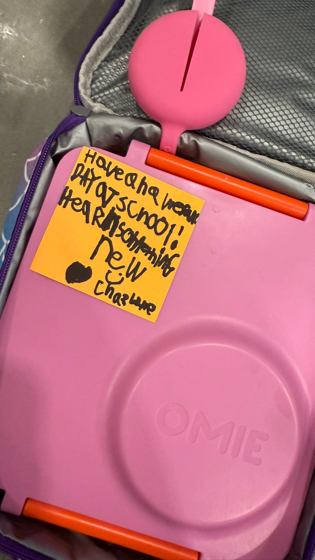 🥹 she had a great first day 💕 thank you @OmieLife  #omiebox #omielunch #kidslunchbox #kidslunches 

#LTKFamily #LTKKids