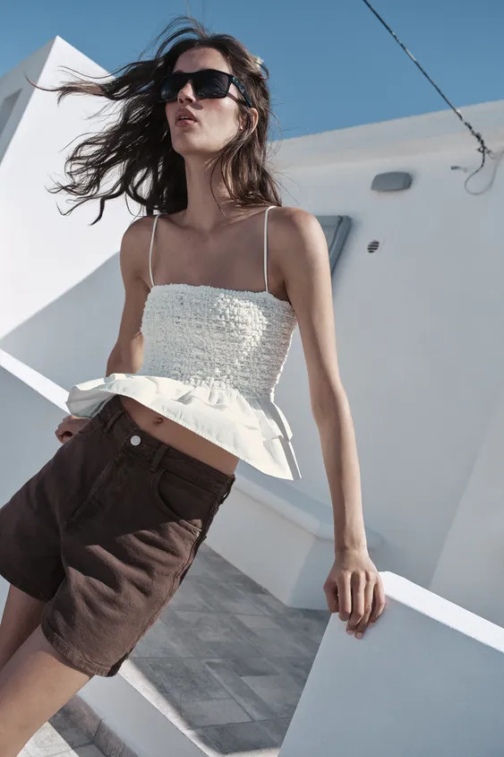Z1975 MOM FIT SHORTS | Zara US