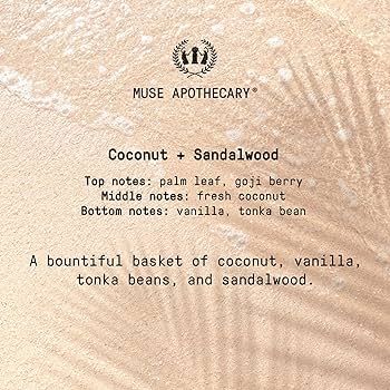 Muse Bath Apothecary Body Ritual Hydrating Body Wash - Coconut Sandalwood Body Wash for Women & M... | Amazon (US)