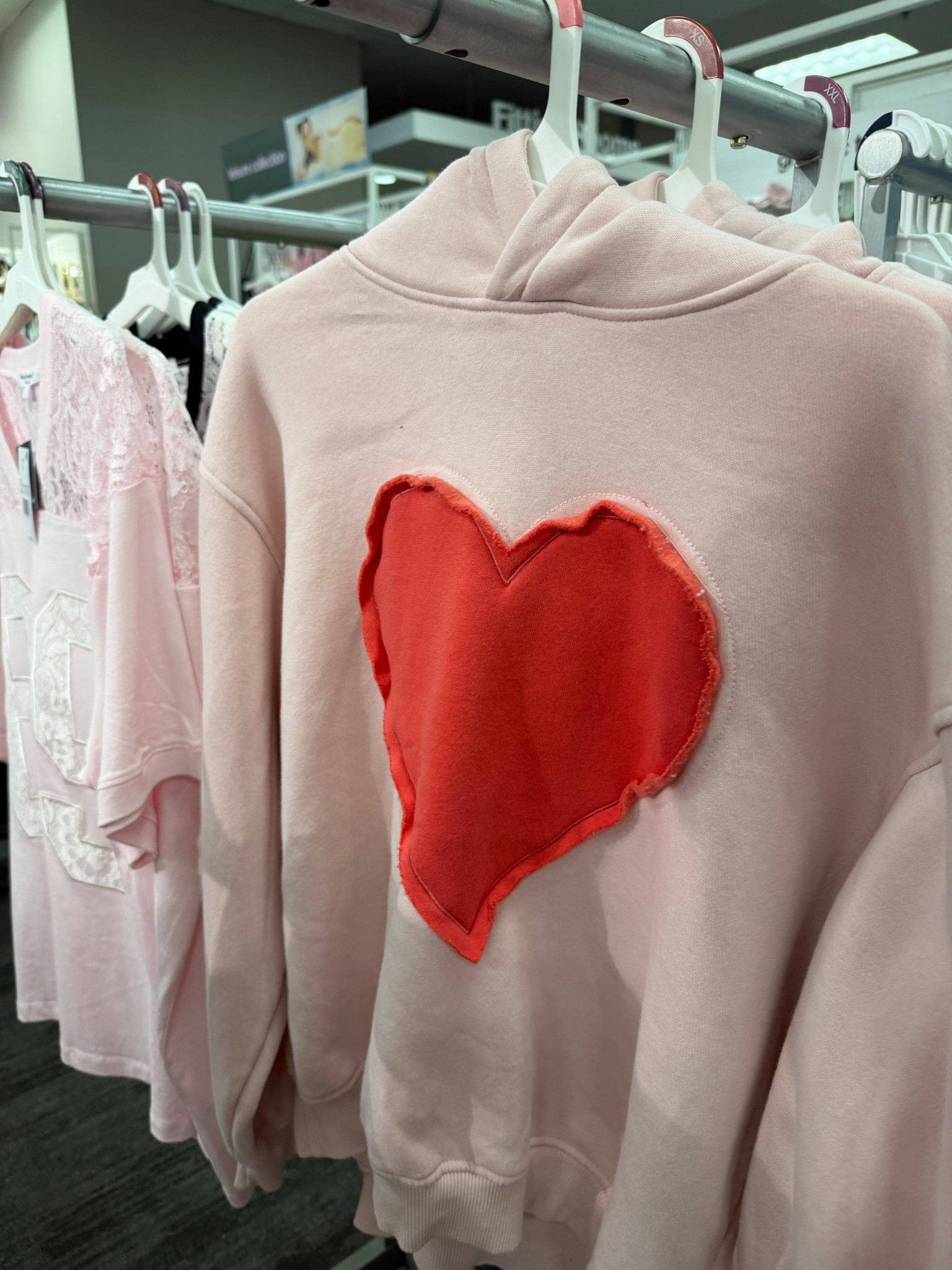 This heart sweatshirt. Cutie  

#LTKfitnessgoals #LTKNYFW #LTKmorningroutine