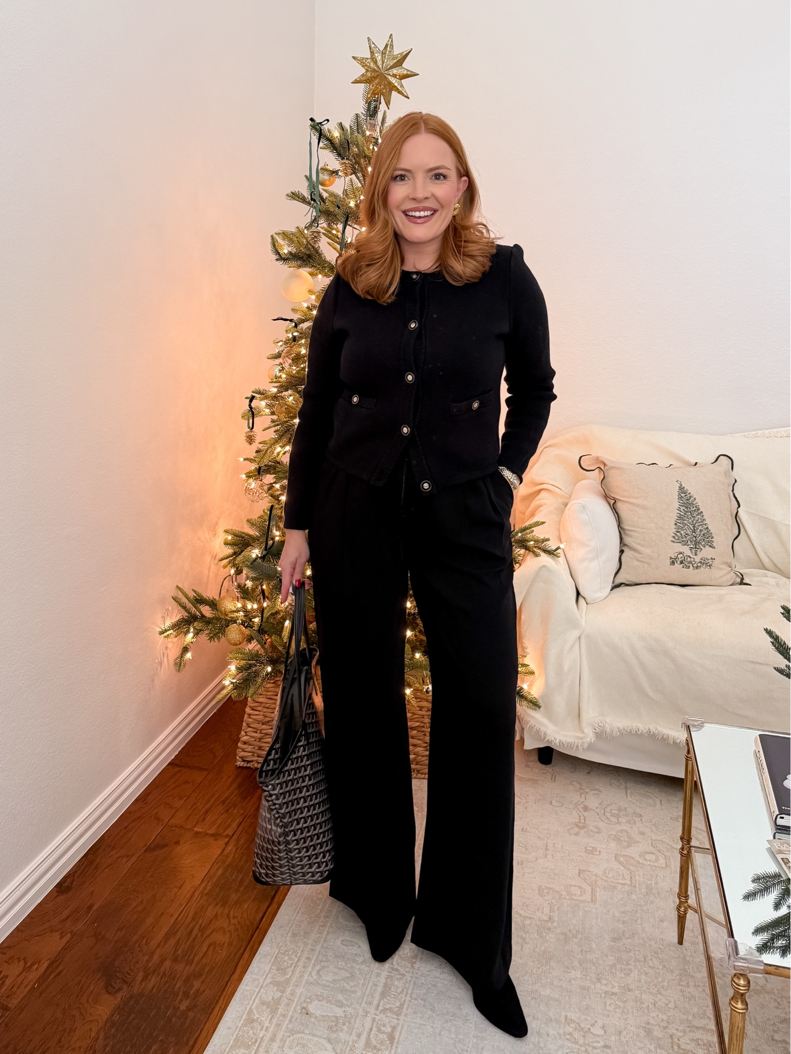 Easy pump-friendly black work outfit for winter 🖤

This button-front black cardigan is a go-to pump-friendly top for workdays. It gives easy access for pumping without needing to fully change, and the all-black look makes getting dressed simple when you’re short on time.

Comfortable, polished, and practical for postpartum and breastfeeding moms heading into the office.

All pieces linked and shoppable.

pump-friendly workwear, black work outfit, breastfeeding at work, postpartum style, winter workwear

#LTKFindsUnder100 #LTKWorkwear #LTKSeasonal