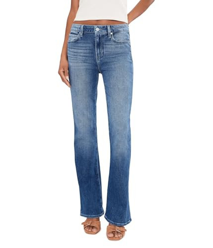 PAIGE Women's 32 High-Rise Laurel Canyon in Urban Light, Urban Light, Size: 26, Inseam: 32 | Amazon (US)